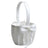 White Flower Girls Basket - Elegant Wedding Decor - I'm Getting Married